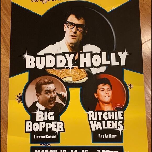 Winter Dance Party Plastic Wall Print Big Bopper Collection Music Entertainment - Picture 3 of 9